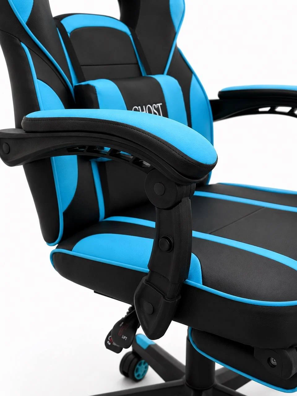 Крісло Ghost XIV Black/Blue к-0041 - Зображення 4