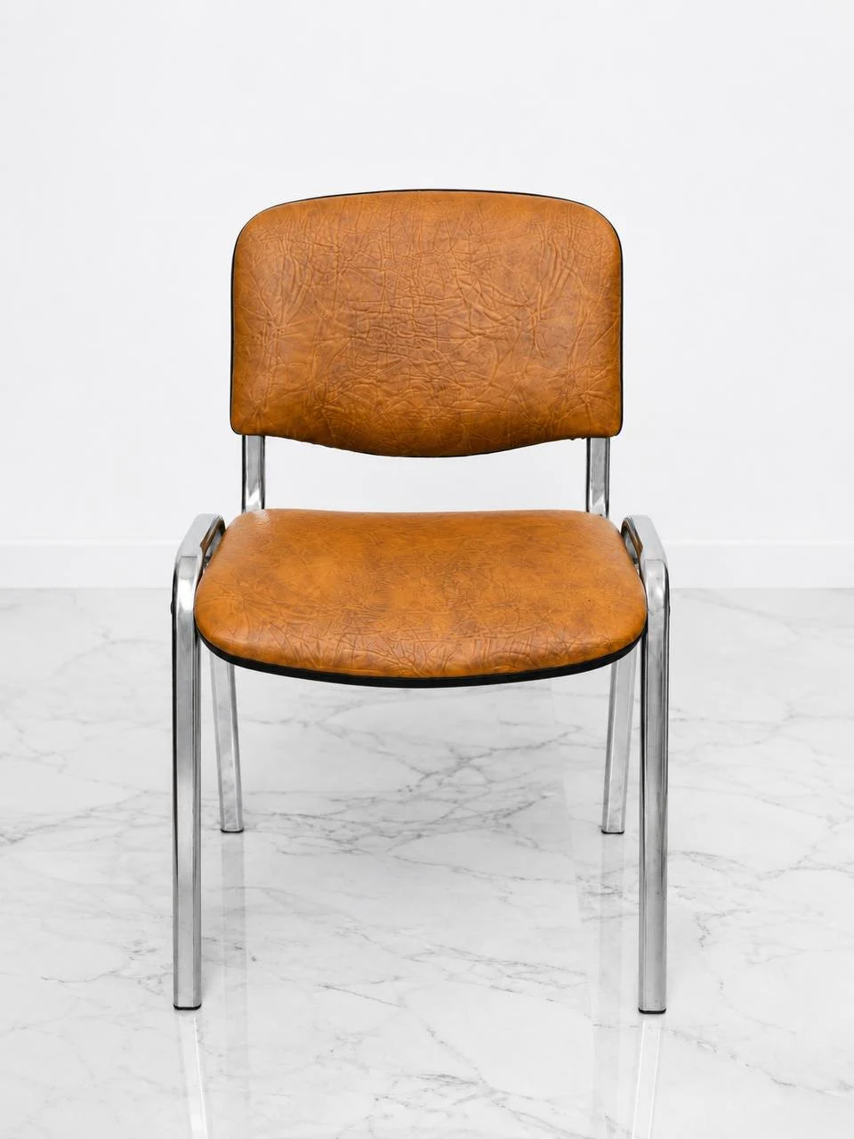 Стілець ISO Brown Chrome к-0089 - Зображення 2